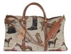 Tapestry Horse & Riding Acc Overnight Bag w Shoulder Strap