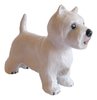 Miniature Porcelain West Highland Terrier Westie Dog Figurine
