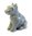 Quintessence Miniature Stone Resin Dog Scottish Terrier GREY