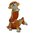 Golden Retriever Dog Pup Paw Up Jewelled Trinket Box Figurine