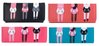 Cat Wallet Avail in 5 Colours Abstract Cats PVC 18cmx9cm
