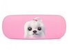 Dog glasses case Maltese - Pink  Only