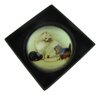 Cat Decorative Dome Crystal Paperweight -Persian with Kittens