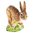 John Beswick Leaping Hare Ceramic-Porcelain Rabbit Figurine