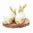 Rabbit Brown & White Base Ceramic Salt & Pepper Shakers