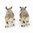 Rhinoceros Ceramic Salt & Pepper Shakers