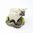 Sheep Ceramic Salt & Pepper Shakers 2 Lambs on Base