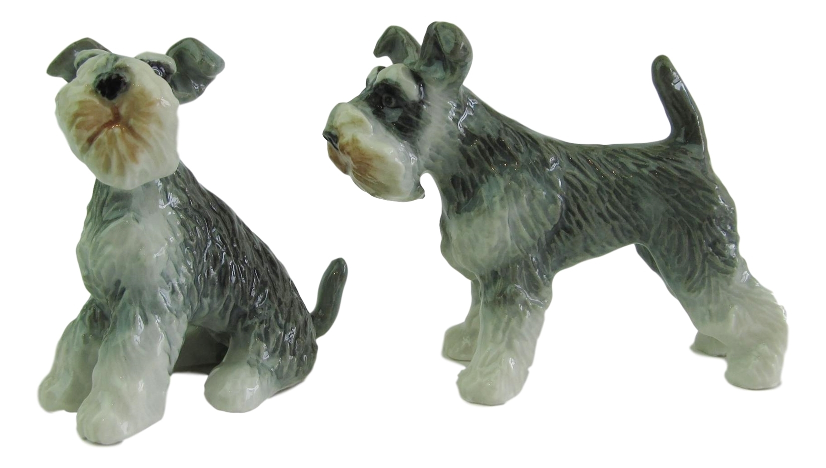 mini schnauzer figurines