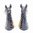 Horse Porcelain Quality Salt & Pepper Shakers - buckskin