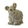 Rinconada De Rosa Baby White Rhino Calf Collectable Figurine