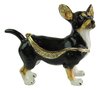 Chihuahua Dog - Trinket Box or Figurine Tri Colour Standing