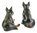 Australian Cattle Dog Salt & Pepper Shakers - Dark