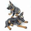 Australian Cattle Dog Salt & Pepper Shakers - Dark