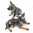 Australian Cattle Dog Salt & Pepper Shakers - Dark