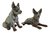 Australian Cattle Dog Salt & Pepper Shakers - Blue