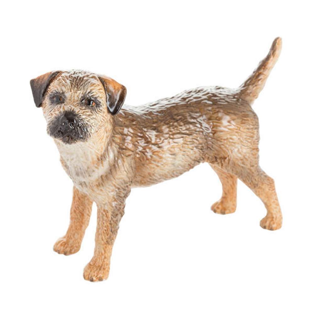 John Beswick Border Terrier Standing Dog Figurine Appr 10cm H
