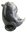Quirky Cat Figurine "What the ......" - Blue Grey Colour