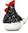 Glass chicken Rooster Sitting Figurine 10CM H - White