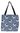 Tapestry French Bulldog Gusset Tote Bag