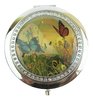 Stunning Butterfly  Mirror Compact - Diamonte decorated