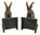 Goat Bookends - Brown Cast Iron Rustic Aged Appearance