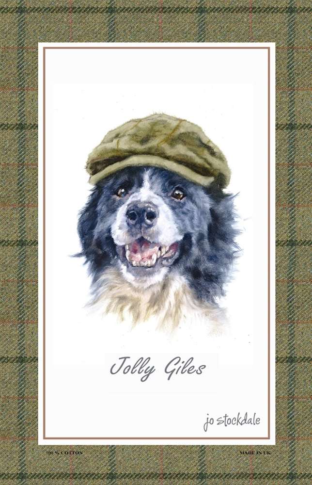 Dog Cotton Tea Towel 