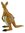 Australian Kangaroo with Joey Jewelled Enamelled Trinket Box Figurine