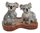 Native Koala Salt & Peppers Shakers - Ceramic (Light Grey)