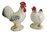 Light Sussex Chicken Porcelain Salt & Pepper Shakers