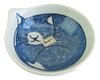 Small Bowl Sleeping Cat Image Ceramic Approx 3cm H x 10cm W