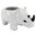 Rhinoceros Pot Planter Ceramic Rhino Approx 11cm H x 20cm L