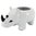 Rhinoceros Pot Planter Ceramic Rhino Approx 11cm H x 20cm L