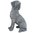 Hungarian Vizsla Dog Figurines Grey Stone Look Approx 14cm H