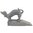 Dachshund Dog Door Stop Wedge Resin Approx 19cmx10cm H Grey