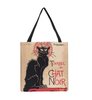 Tapestry Chat Noir The Black Cat Gusset Tote Bag