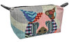 Abstract Mrs Piggles Pig design Cosmetic Purse Linen Lined