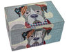 Abstract dog Design Decorative multi-purpose storage Box