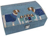 Abstract Goat Family design Jewellery Box