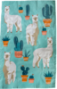 Alpaca Cotton Tea Towel Aussie Design Approx 74x47cm