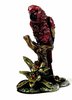 Miniature metal Red Parrot Figurine