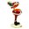 Christmas Tall Santa Jewelled Enamelled Trinket Box Figurine