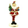 Christmas Tall Santa Jewelled Enamelled Trinket Box Figurine