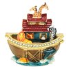 Noah's Ark Diamante Jewelled Trinket Box or Figurine