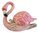 Flamingo Resting -  Jewelled Trinket Box Or Figurine