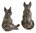 Australian Cattle Dog Salt & Pepper Shakers - Brown Tan