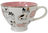 "Sassy Cats" Ceramic Tea for One, Plate, Bowl & Cup Set4