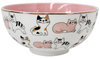 "Sassy Cats" Ceramic Cat design Round Bowl