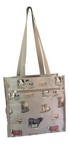 Tapestry Cattle, Bulls & Cows Shopper Bag Tote Bag