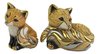 Rinconada De Rosa Red Fox & Baby Fox Cub Collectable Figurine