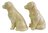 Labrador Dog Salt & Pepper Shakers - Hand Painted Yellow